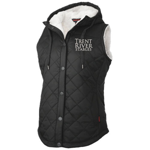Quilted Sherpa-Lined Vest - Ladies Thumbnail
